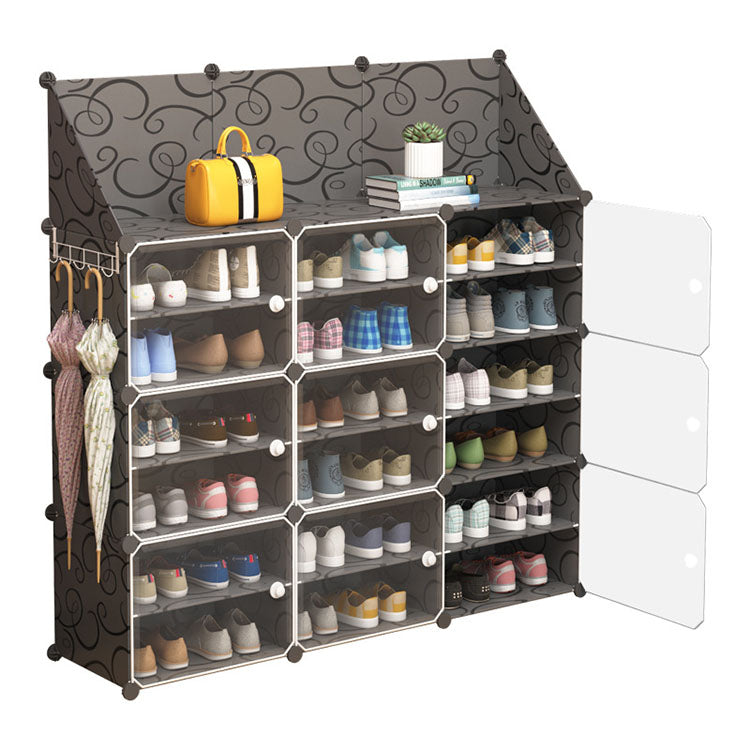 25000fcfa Rangement chaussure en plastique 36 paires