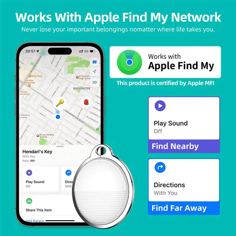 12500fcfa Traqueur GPS portable F03 Détecteur de clés anti-perte avec suivi en temps réel pour enfants Smart Pet Global Tag en plastique