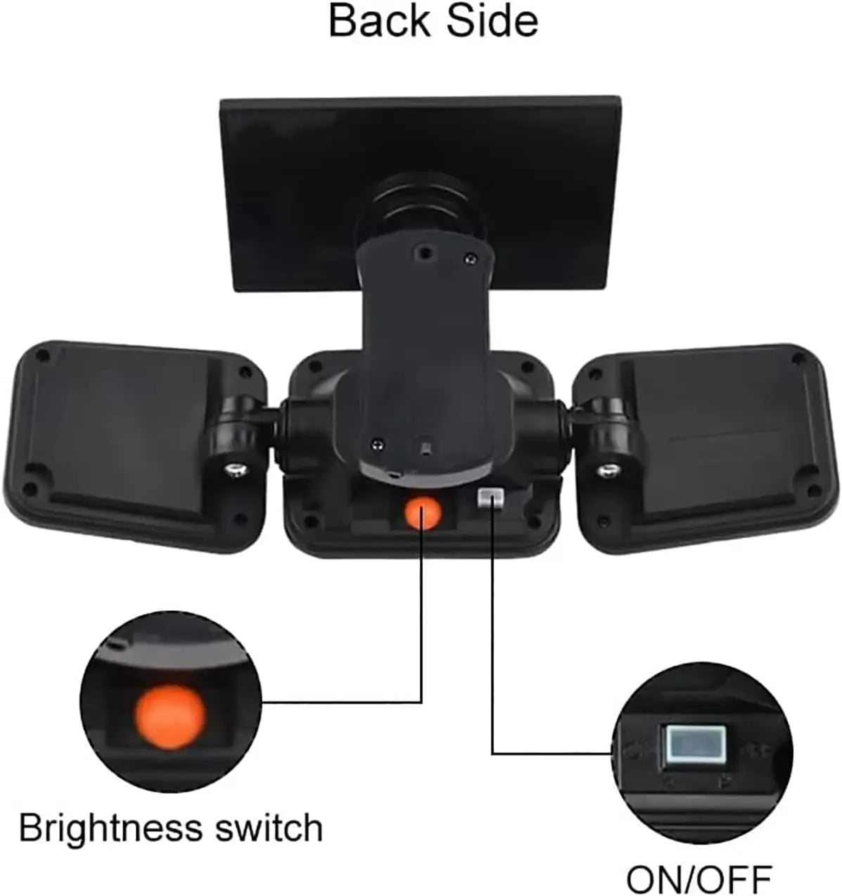 15000fcfa Lampes solaires d'extérieur 122 138 LED applique murale étanche avec capteur de mouvement 3 modes pour lampe de décoration de jardin à la maison