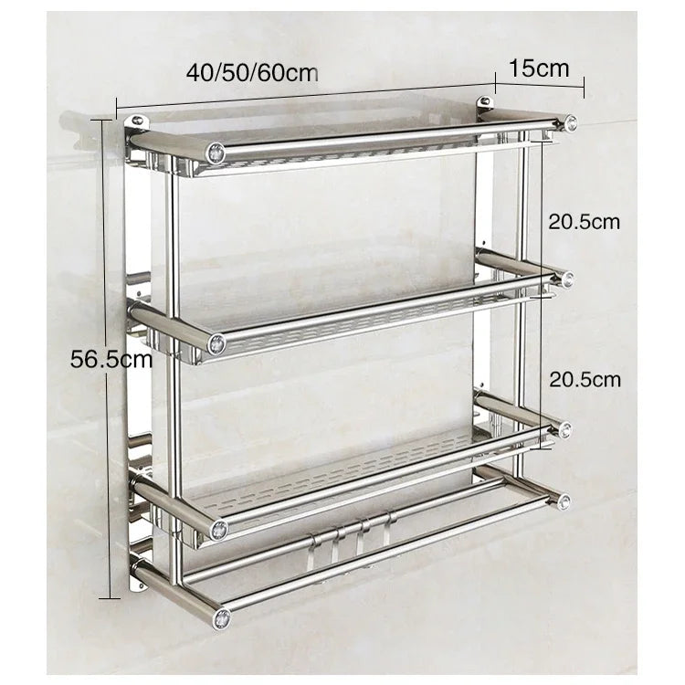 15000fcfa étagère murale de rangement en acier inoxydable