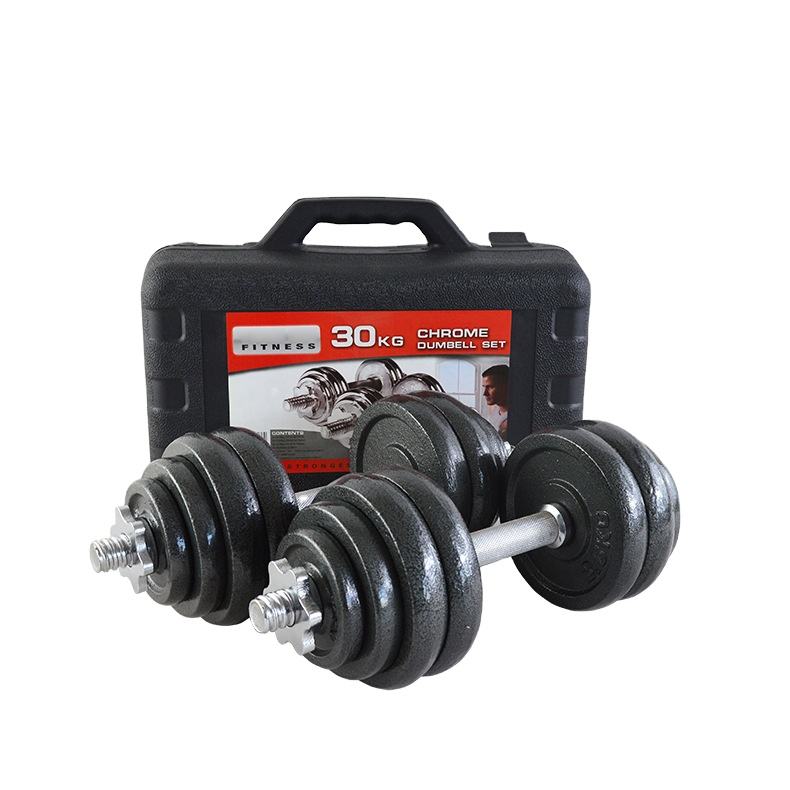 55000FCFA Set d’haltères 30 kg avec valise de rangement