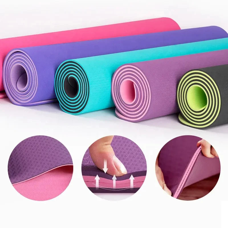 9000fcfa Tapis de yoga antidérapant imperméable à l'eau haute densité facile à nettoyer
