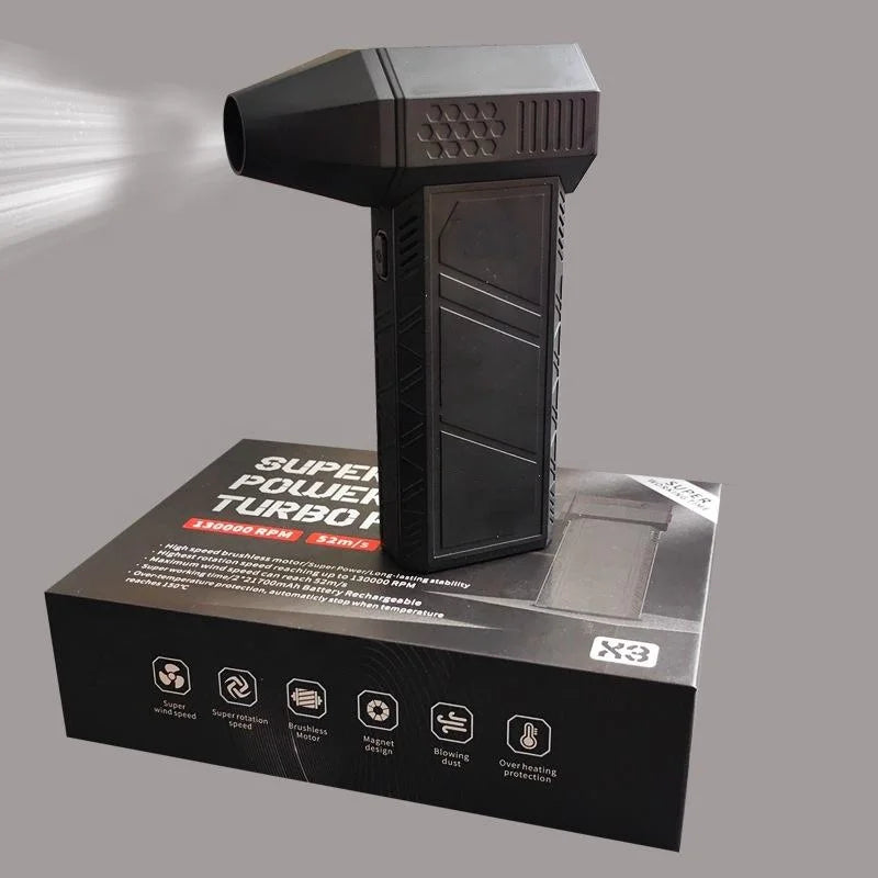 18000fcfa .130000 tr/min Mini dépoussiéreur à air comprimé Portable ventilateur à main électrique petit ventilateur Mini Jet Turbo ventilateur Jet ventilateur pour nettoyer