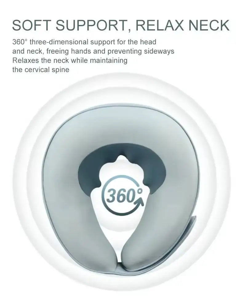 15000fcfa Oreiller de massage multifonctionnel en forme de U en mousse à mémoire de forme à 3 vitesses Soulagement du fabricant pour les douleurs au cou
