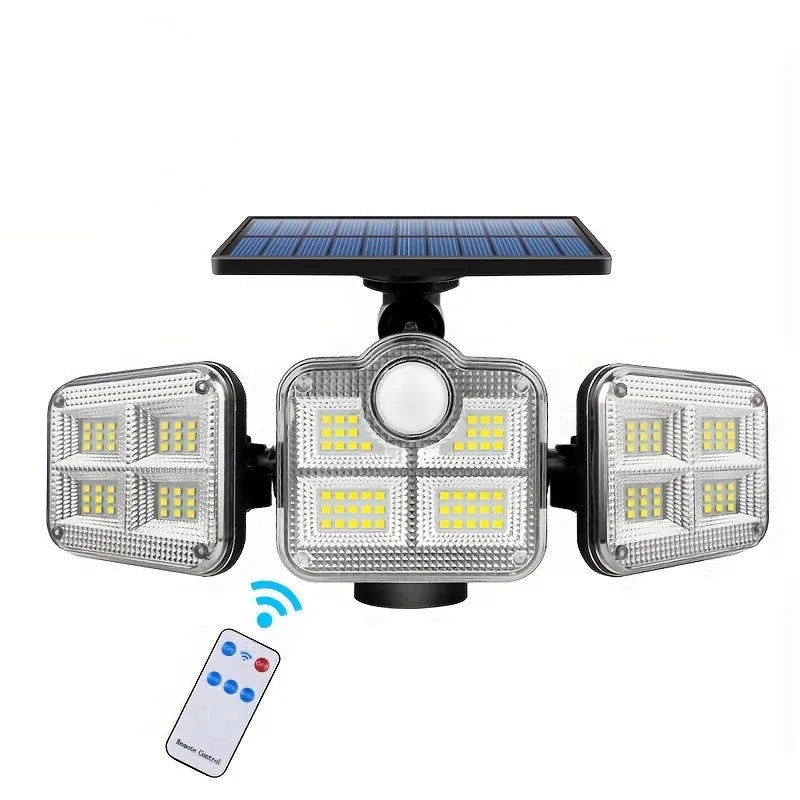 15000fcfa Lampes solaires d'extérieur 122 138 LED applique murale étanche avec capteur de mouvement 3 modes pour lampe de décoration de jardin à la maison