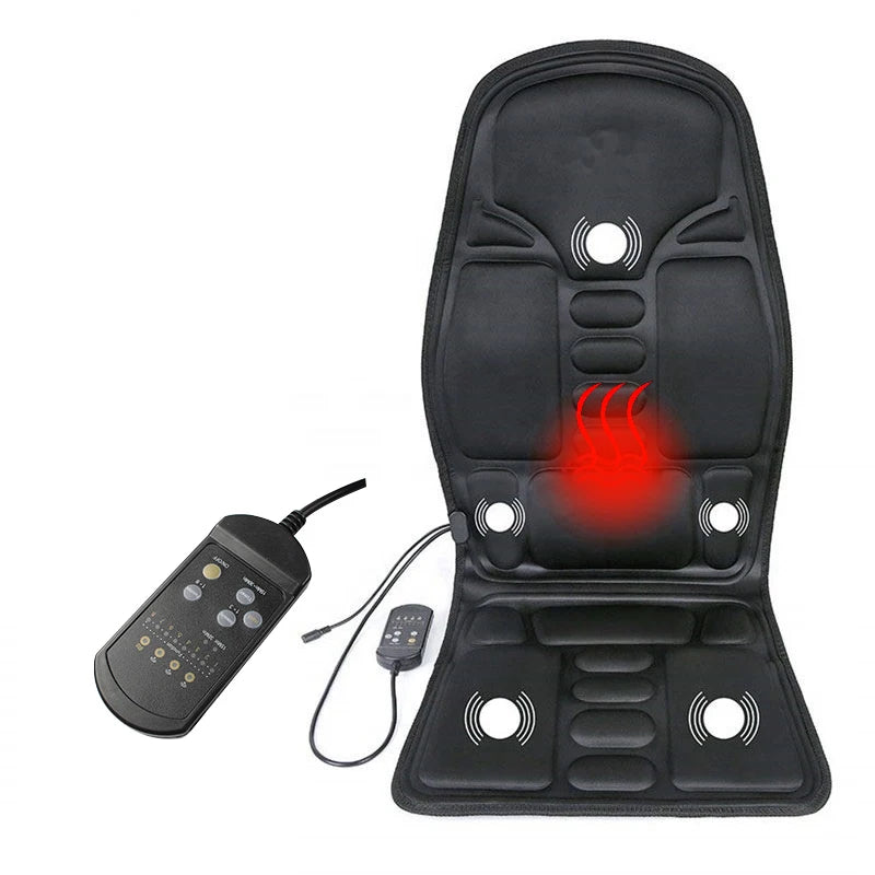 20000fcfa Coussin de massage électrique portable à vibration complète du corps à usage domestique ou en voiture avec fonction de chauffage pour le massage du dos et des fesses