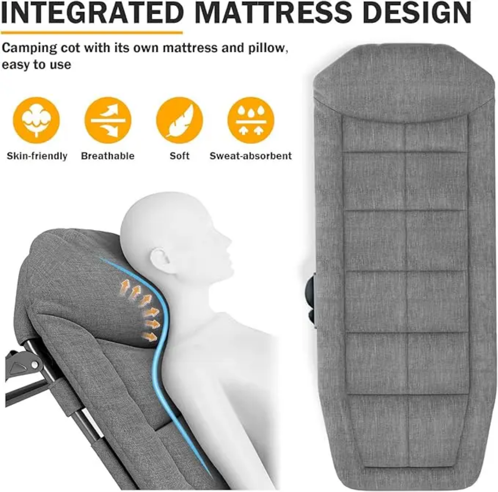 55000fcfa Chaise pliante multifonction grise
