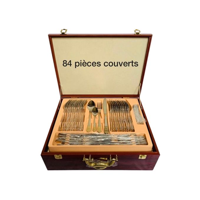 35000fcfa Coffret de Couverts de Table 84 Pièces