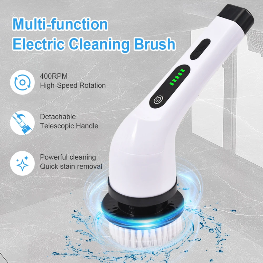 16000fcfa Brosse de nettoyage électrique multifonction 9 en 1