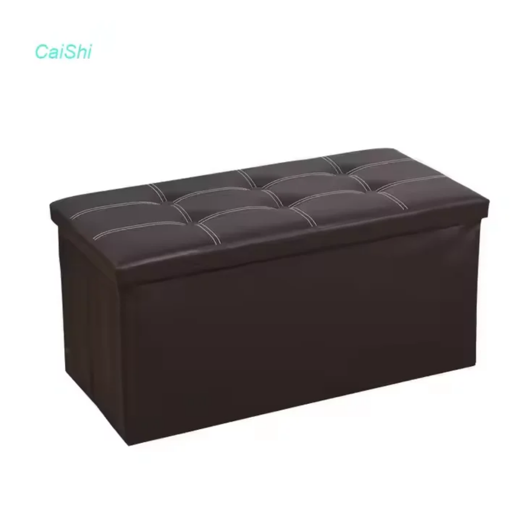 Pouffe de rangement pliable