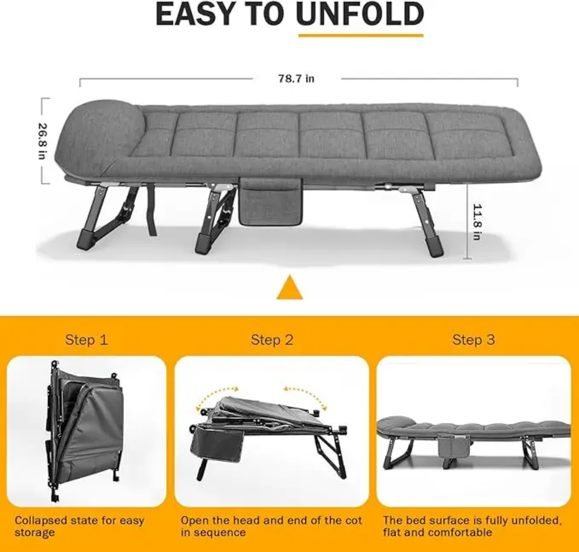 55000fcfa Chaise pliante multifonction grise
