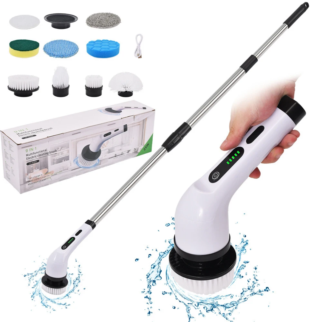 16000fcfa Brosse de nettoyage électrique multifonction 9 en 1