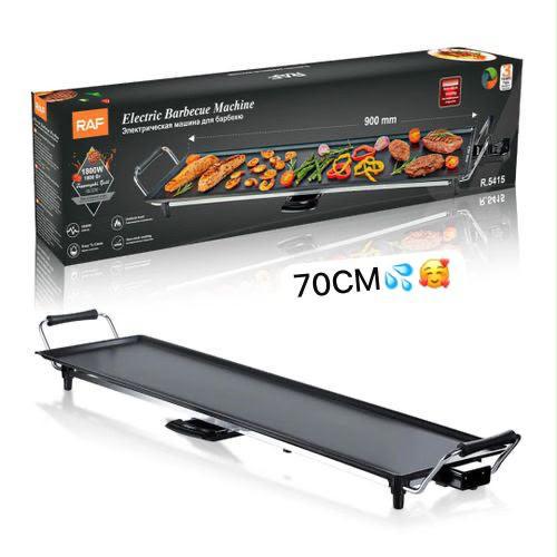 30000fcfa Plancha Électrique RAF R.5414 – Barbecue et Grillades Sans Fumée